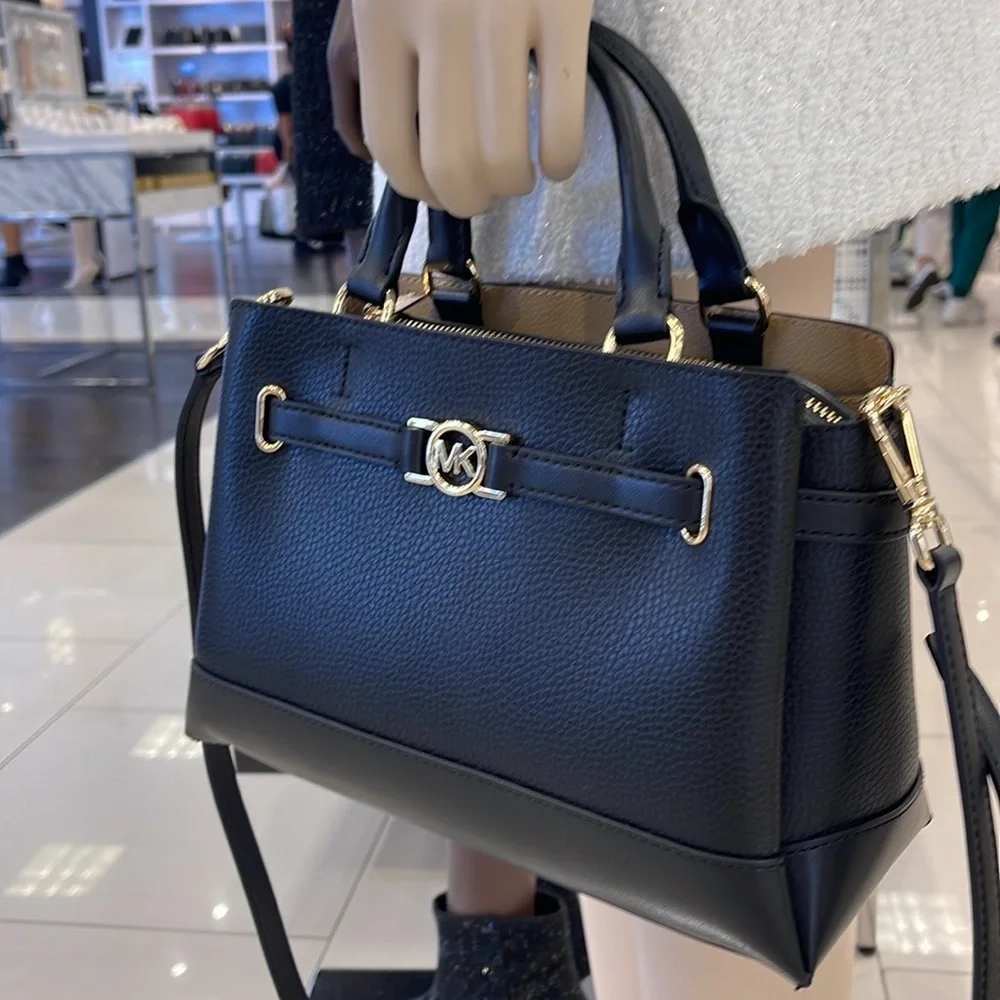 Michael Kors Reed Small Satchel Crossbody Center Zip Bag
Color: Black 
NWT - Picture 13 of 16